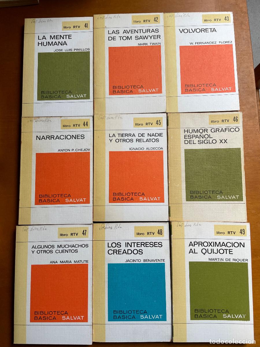 Libros de segunda mano: Bilbioteca B&aacute;sica Salvat A&ntilde;os 60 (88 n&uacute;meros) - Foto 6