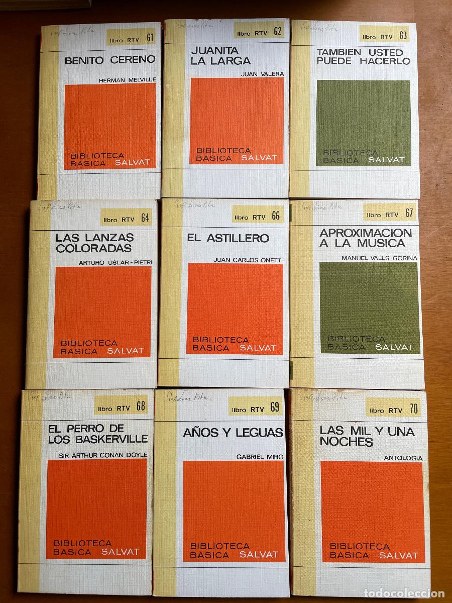 Libros de segunda mano: Bilbioteca B&aacute;sica Salvat A&ntilde;os 60 (88 n&uacute;meros) - Foto 8