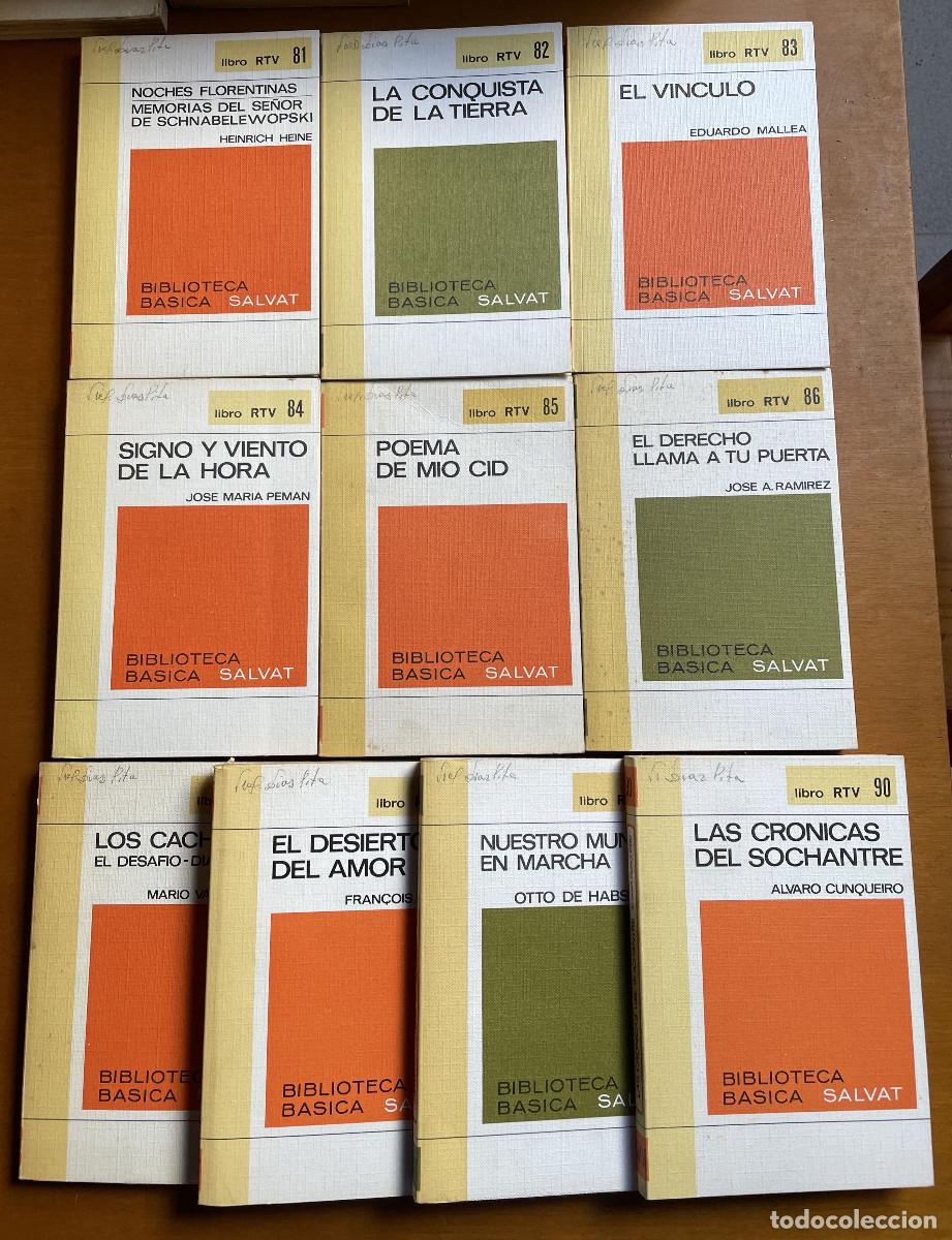 Libros de segunda mano: Bilbioteca B&aacute;sica Salvat A&ntilde;os 60 (88 n&uacute;meros) - Foto 10