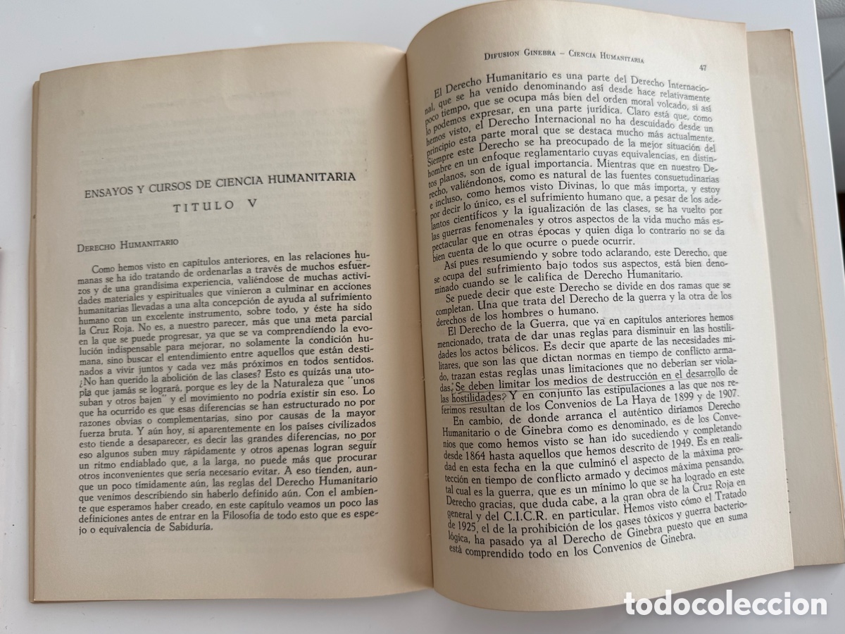 Libros de segunda mano: Libro Difusi&oacute;n de los Convenios de Ginebra - Foto 6