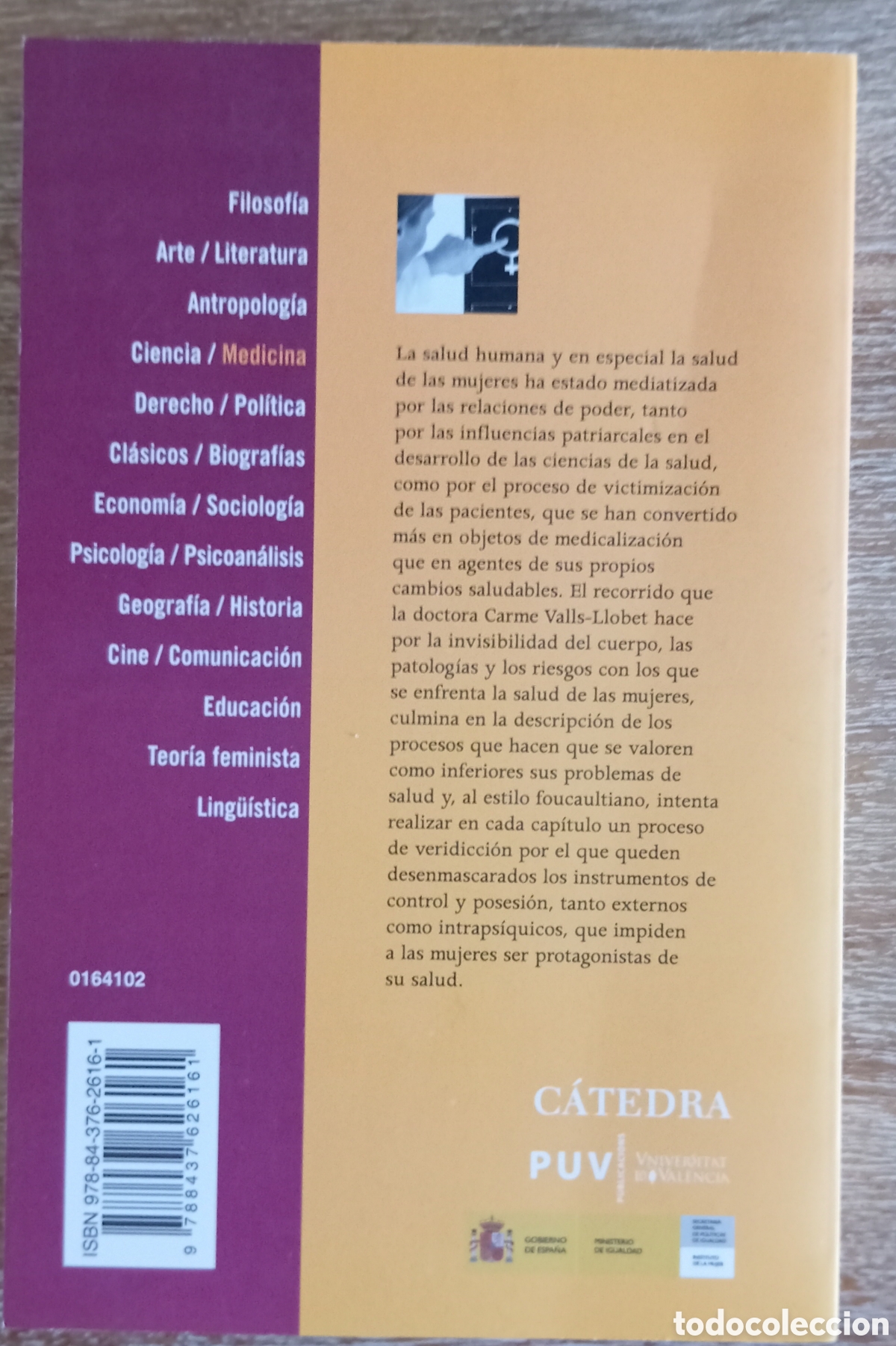 Libros de segunda mano: MUJERES SALUD Y PODER - CARMEN VALLS LLOBET - Foto 2