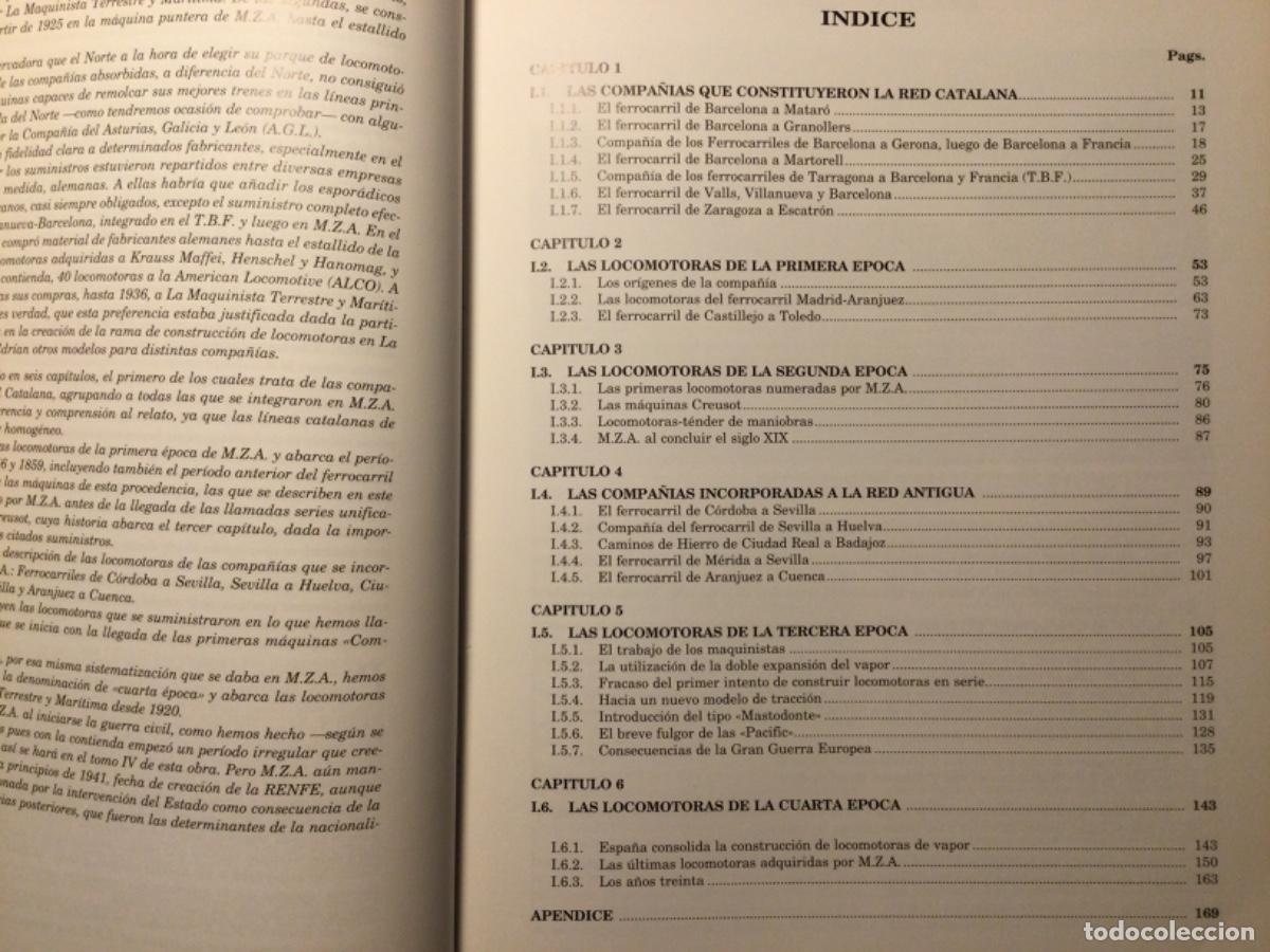 Libros de segunda mano: LOCOMOTORAS DE M.Z.A. - Foto 2