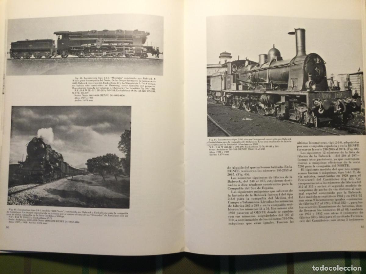 Libros de segunda mano: LA CONSTRUCCI&Oacute;N DE LOCOMOTORAS DE. VAPOR EN ESPA&Ntilde;A - Foto 5