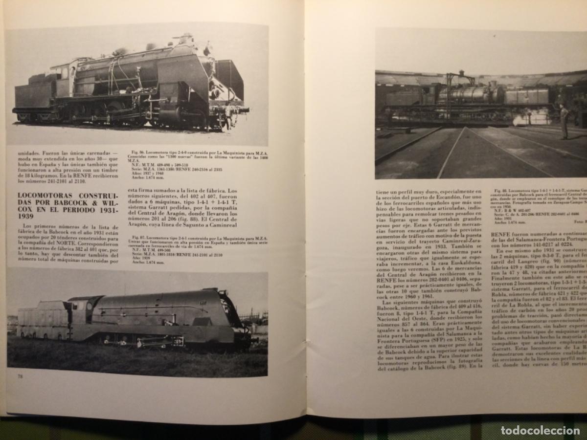 Libros de segunda mano: LA CONSTRUCCI&Oacute;N DE LOCOMOTORAS DE. VAPOR EN ESPA&Ntilde;A - Foto 6