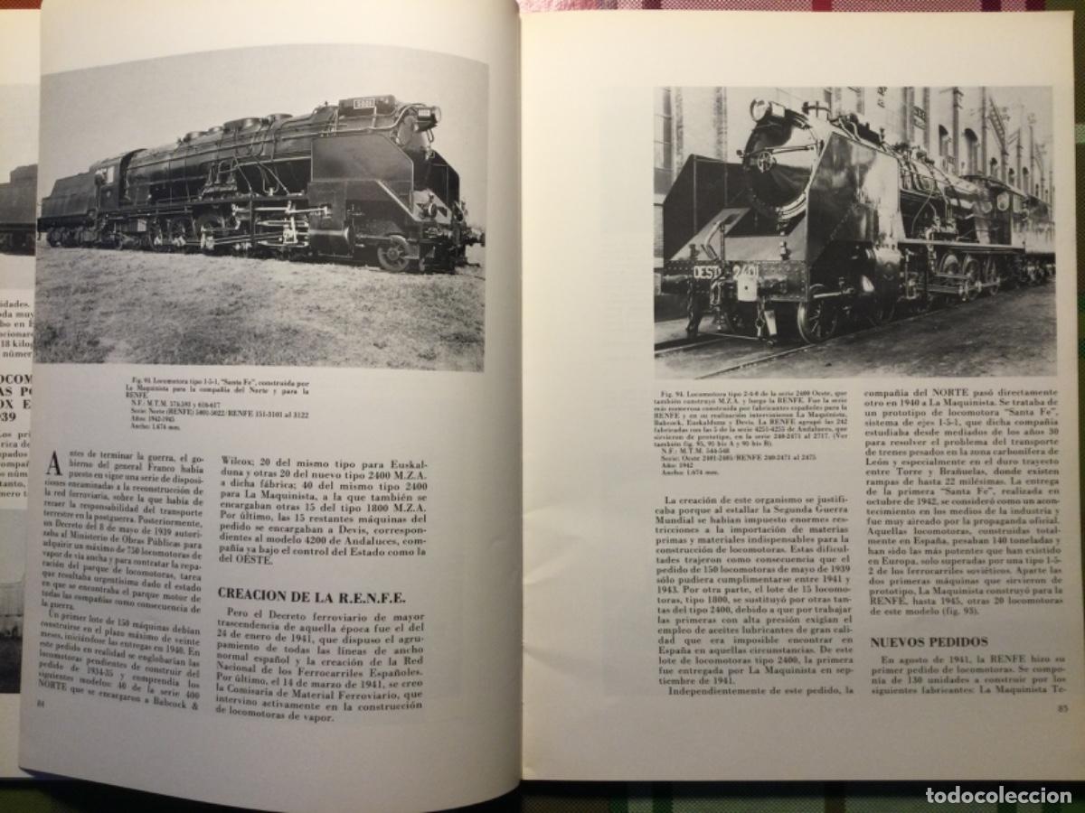Libros de segunda mano: LA CONSTRUCCI&Oacute;N DE LOCOMOTORAS DE. VAPOR EN ESPA&Ntilde;A - Foto 7