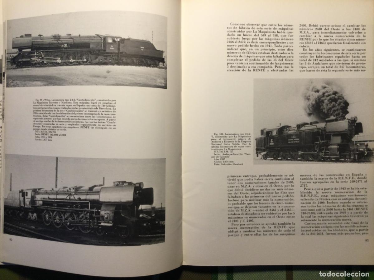 Libros de segunda mano: LA CONSTRUCCI&Oacute;N DE LOCOMOTORAS DE. VAPOR EN ESPA&Ntilde;A - Foto 8