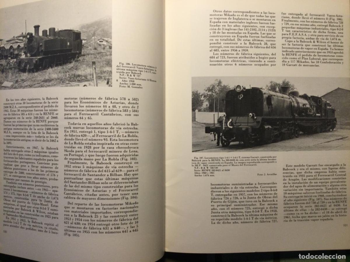 Libros de segunda mano: LA CONSTRUCCI&Oacute;N DE LOCOMOTORAS DE. VAPOR EN ESPA&Ntilde;A - Foto 9