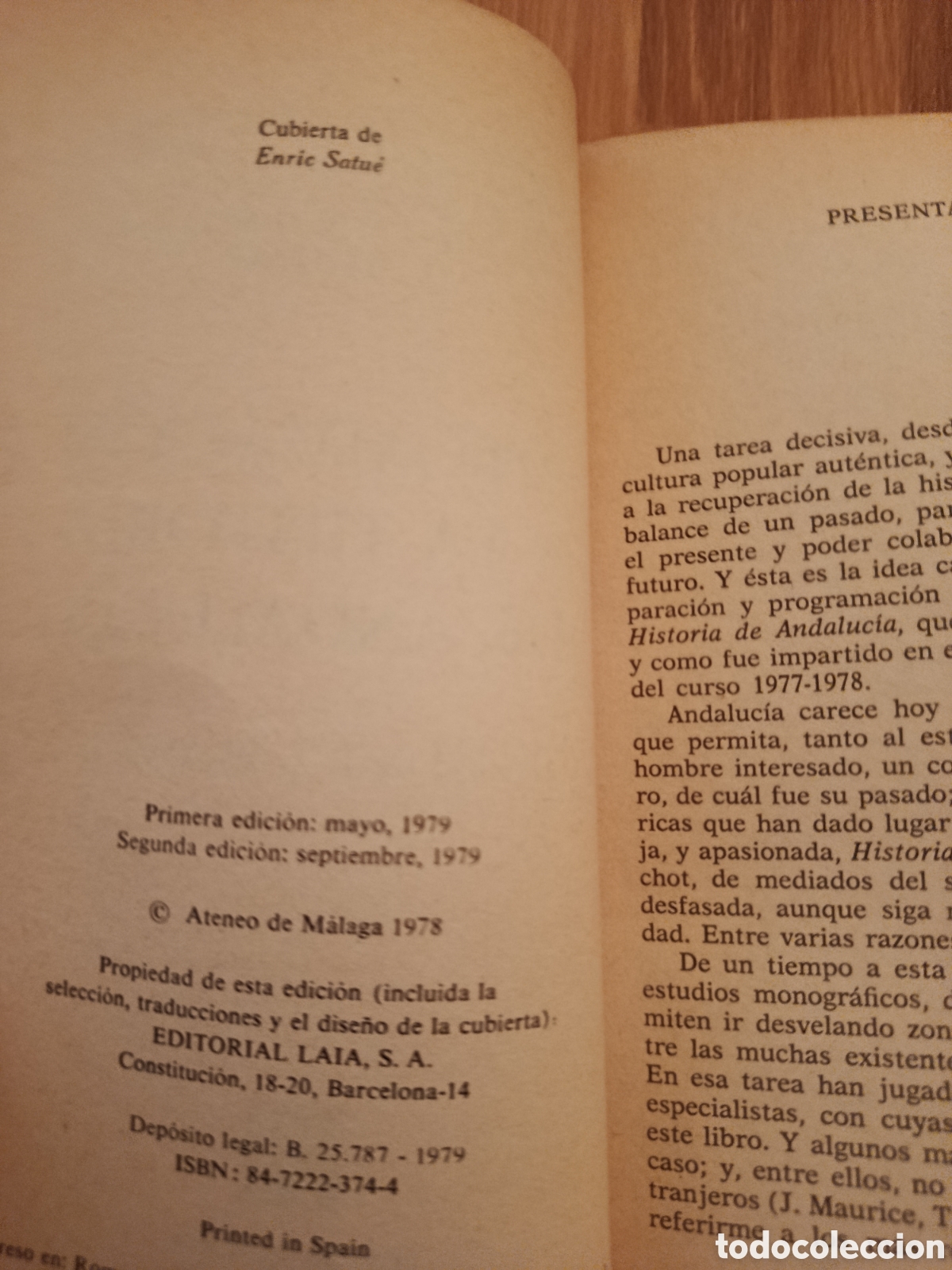 Libros de segunda mano: Aproximaci&oacute;n a la historia de Andalucia. VV.AA. - Foto 2