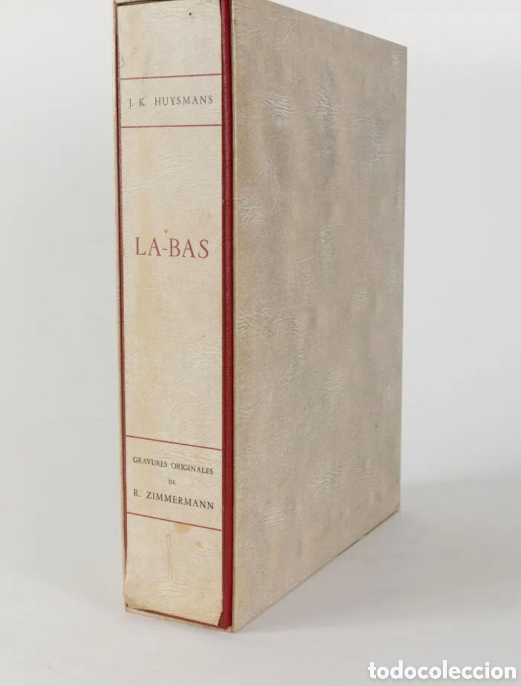 Libros de segunda mano: HUYSMAN Joris-Karl - ZIMMERMANN Ren&eacute;. L&agrave;-bas 1951 + 6 cartas aut&oacute;grafas + 14 grabados + boceto