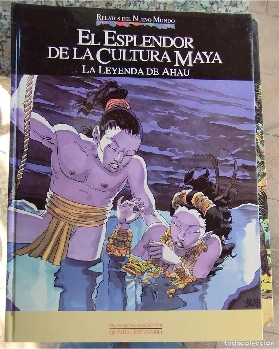 Libros de segunda mano: RELATOS DEL NUEVO MUNDO EL EXPLENDOR DE LA CULTURA MAYA LA LEYENDA DE AHAU Ed. PLANETA DeAGOSTINI 19
