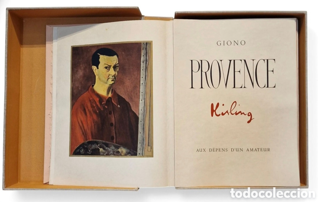 Libros de segunda mano: KISLING (Mo&iuml;se)-GIONO (Jean) Provenza[1954] ejemplar de capilla Jap&oacute;n imperial para Ren&eacute;e Bouchet