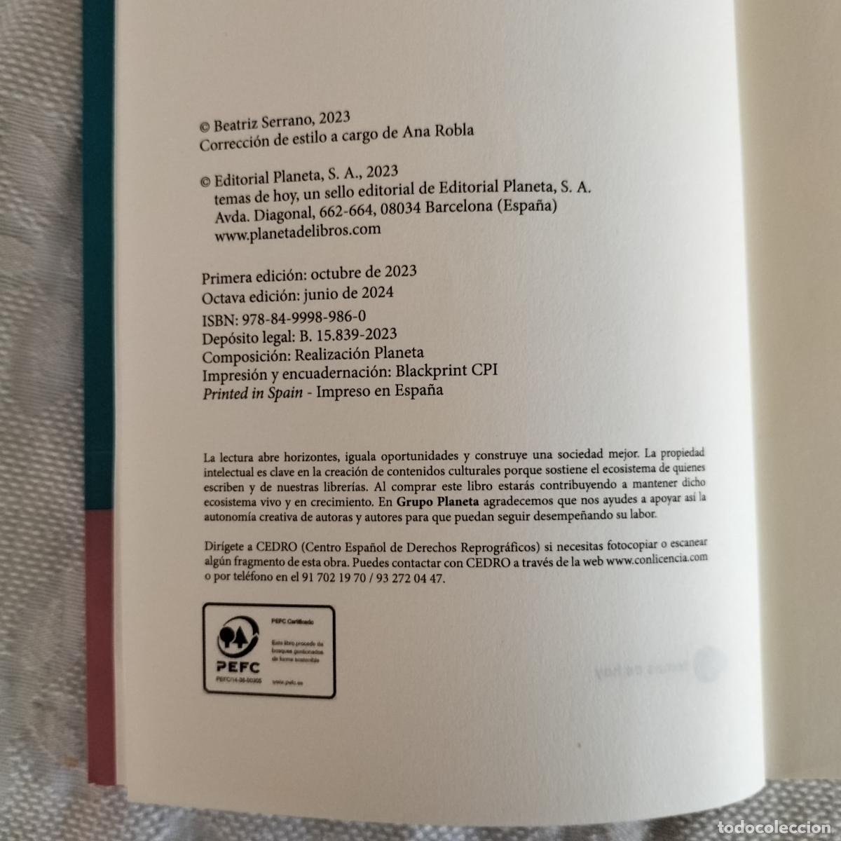 Libros de segunda mano: EL DESCONTENTO - BEATRIZ SERRANO 2024. - Foto 4