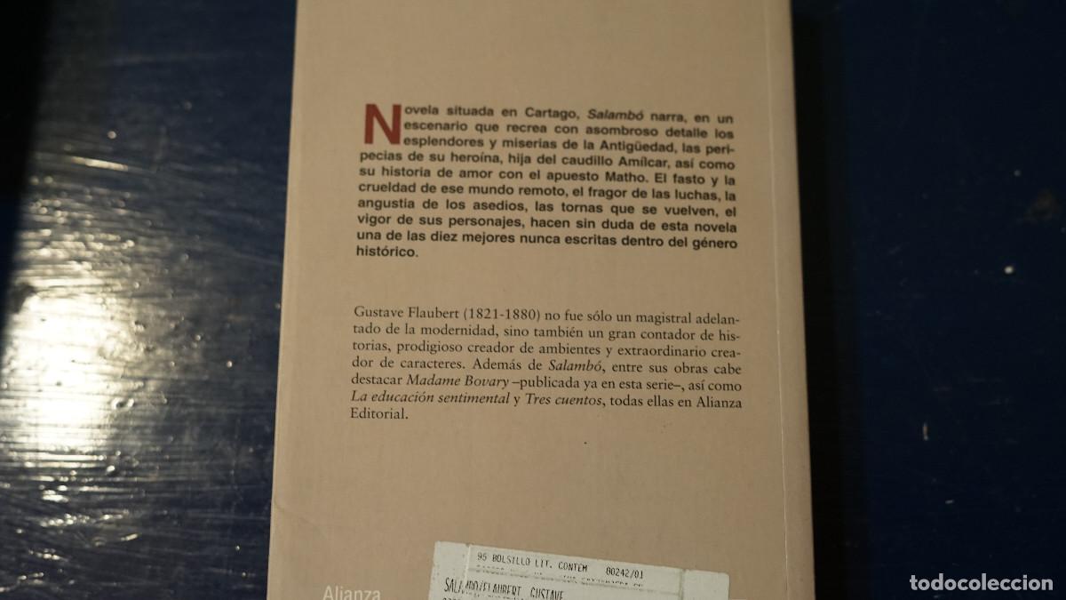 Libros de segunda mano: Gustave Flaubert - Salamb&oacute; - Alianza 2009 - Foto 3