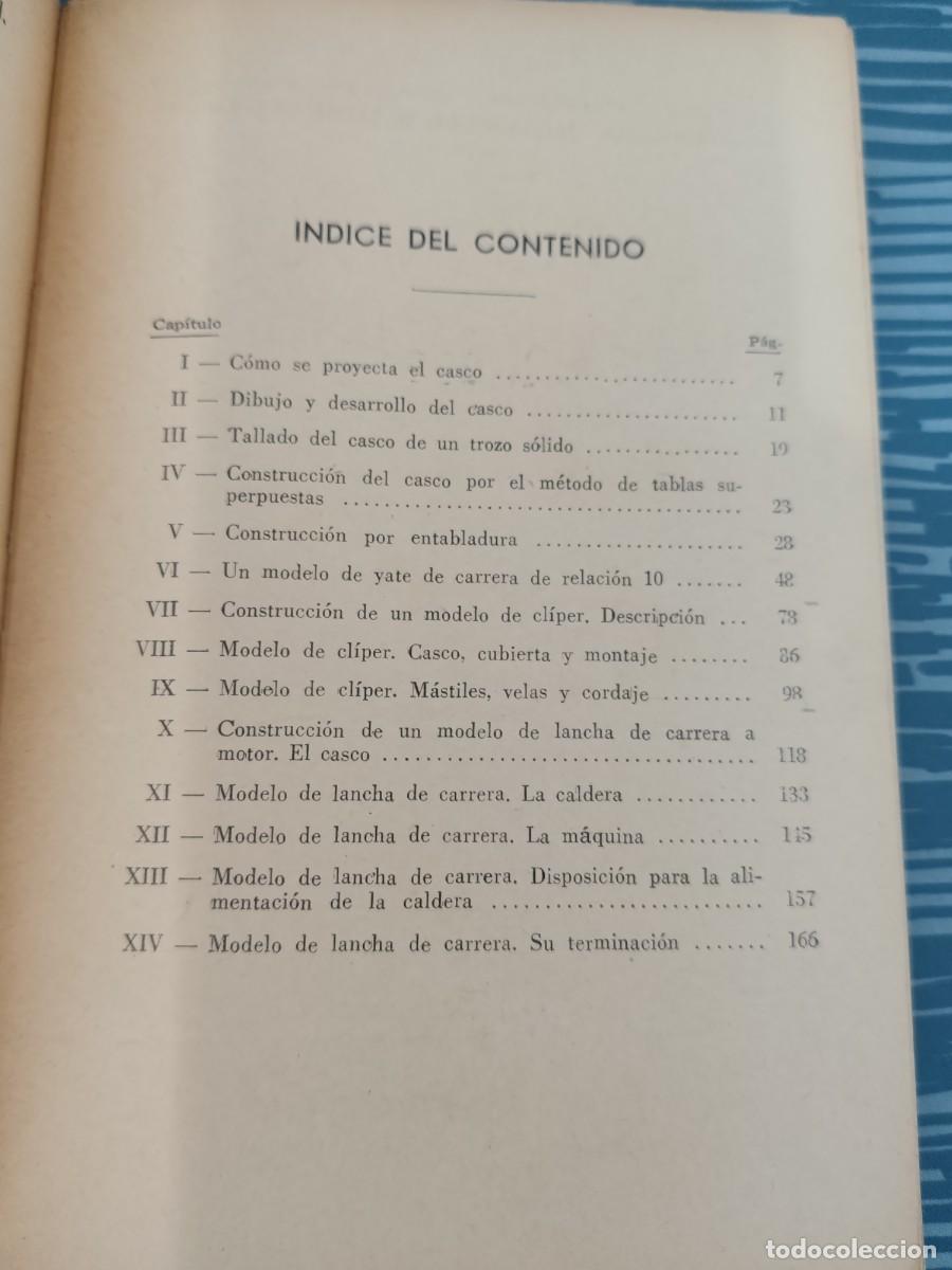 Libros de segunda mano: MODELOS DE YATES, EDITORIAL ALBATROS,1944,173 P&Aacute;GINAS. - Foto 3