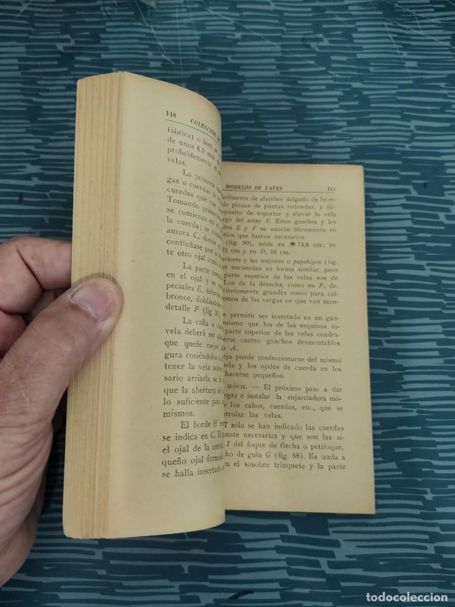 Libros de segunda mano: MODELOS DE YATES, EDITORIAL ALBATROS,1944,173 P&Aacute;GINAS. - Foto 4