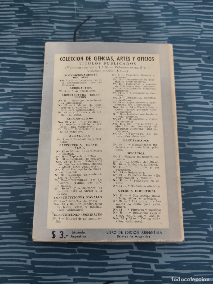 Libros de segunda mano: MODELOS DE YATES, EDITORIAL ALBATROS,1944,173 P&Aacute;GINAS. - Foto 5