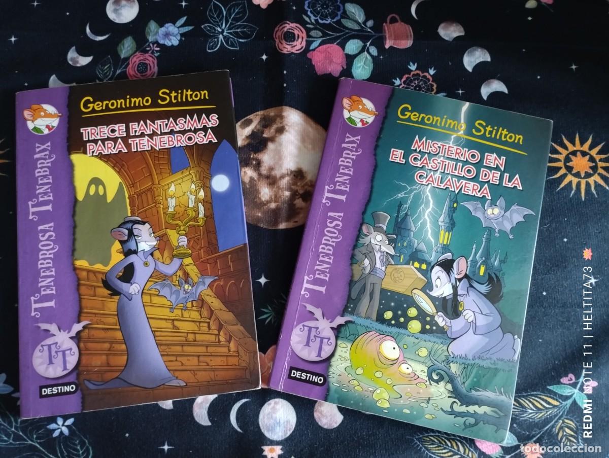 Libros de segunda mano: Libros Geronimo Stilton: Tenebrosa Tenebrax, n&uacute;meros 1 y 2