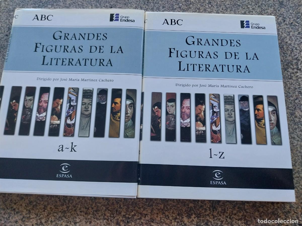 Libros de segunda mano: GRANDES FIGURAS DE LA LITERATURA -- DOS TOMOS -- ESPASA --