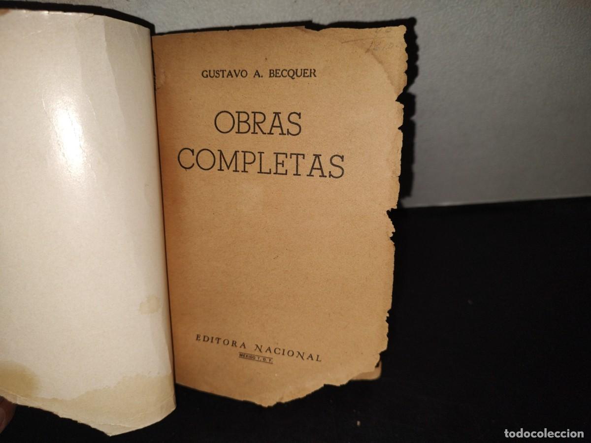 Libros de segunda mano: 222- Obras Completas - Gustavo A. Becquer - Editora Nacional, 1972 - Foto 8