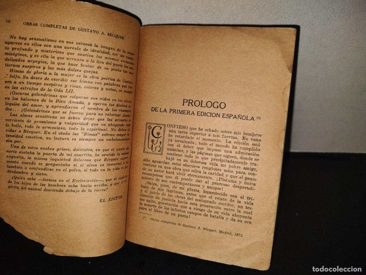 Libros de segunda mano: 222- Obras Completas - Gustavo A. Becquer - Editora Nacional, 1972 - Foto 10