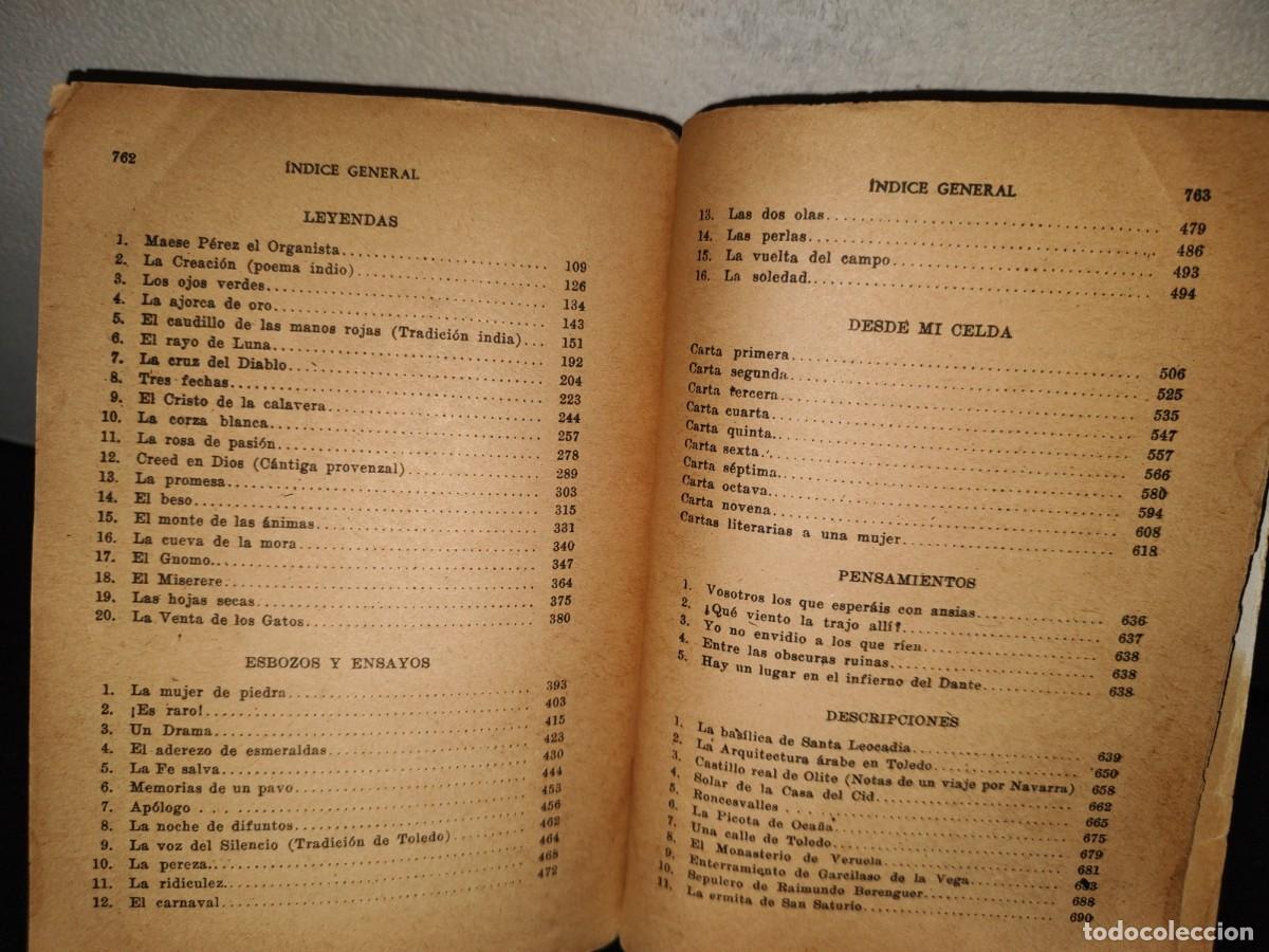 Libros de segunda mano: 222- Obras Completas - Gustavo A. Becquer - Editora Nacional, 1972 - Foto 13