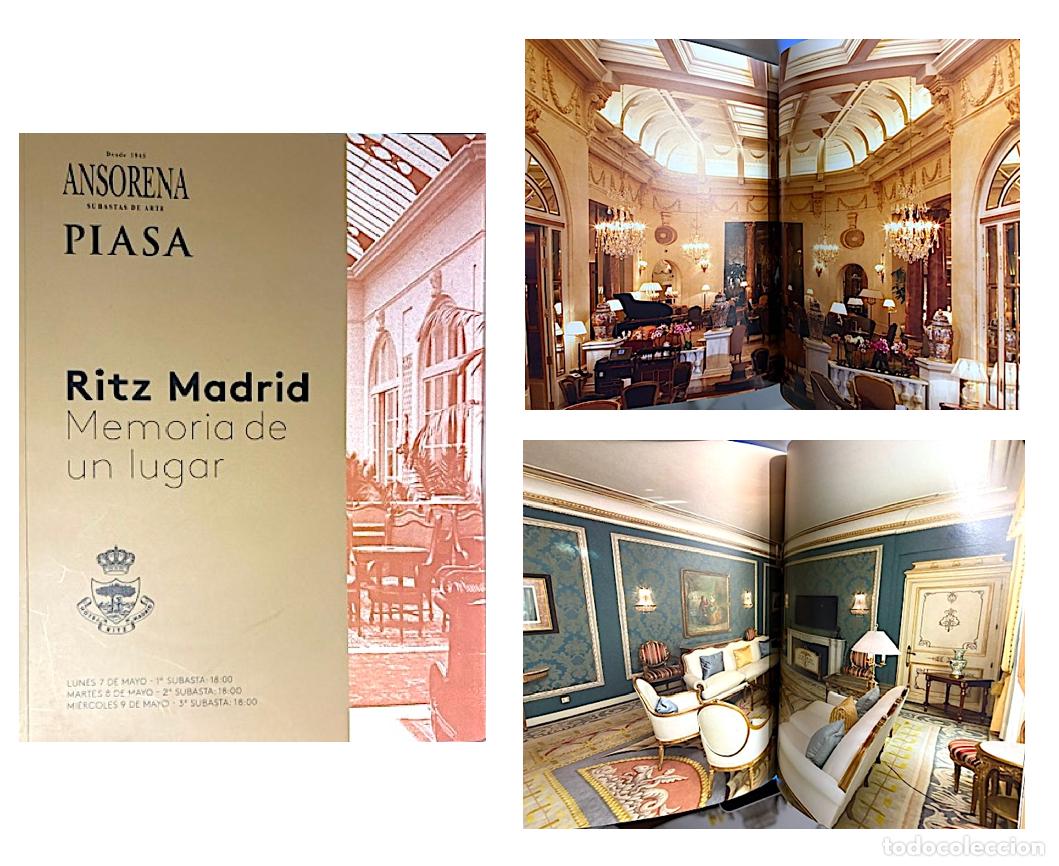 Libros de segunda mano: Ritz Madrid: Memoria de un lugar (Subasta de arte organizada por Ansorena y Piasa