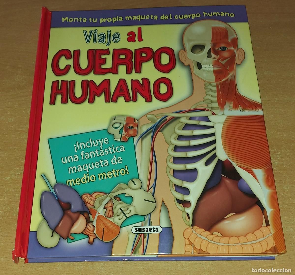 Libros de segunda mano: Libro did&aacute;ctico VIAJE AL CUERPO HUMANO CON MAQUETA PARA MONTAR SUSAETA