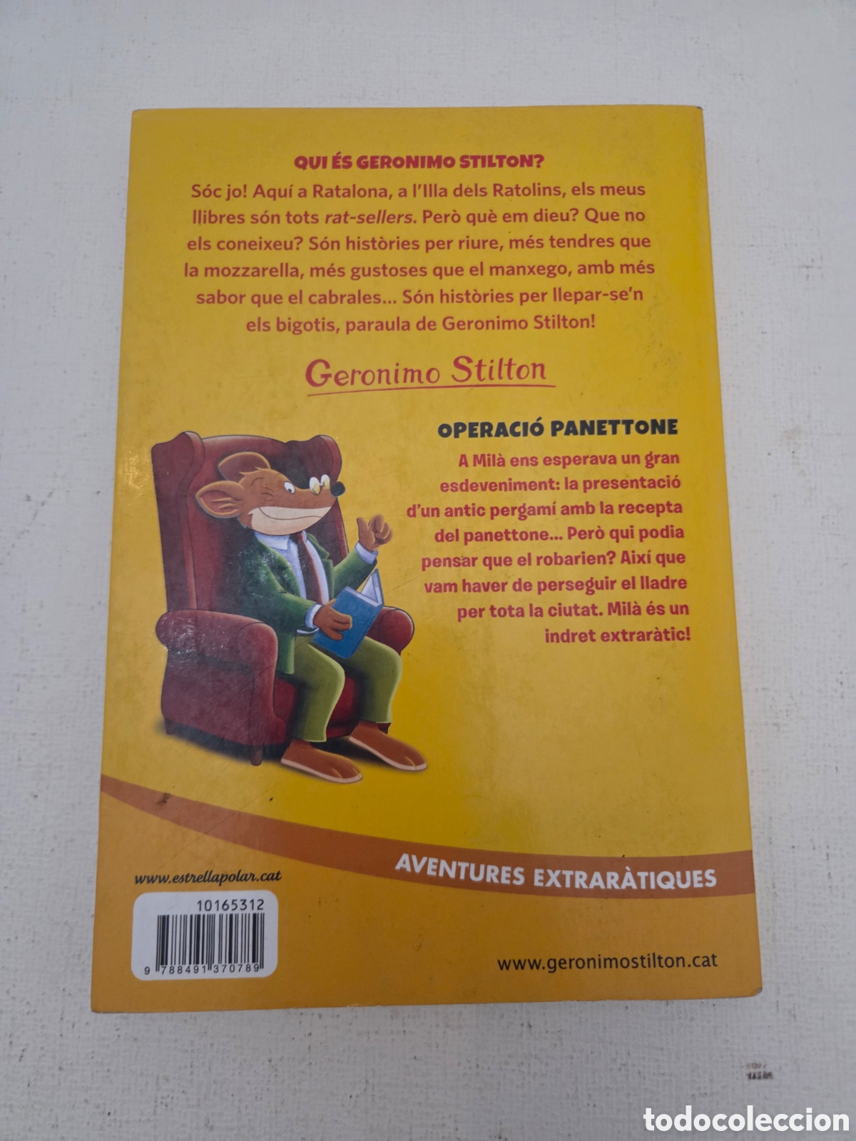 Libros de segunda mano: Geronimo Stilton: Operaci&oacute; Panettone en catal&aacute;n - Foto 2