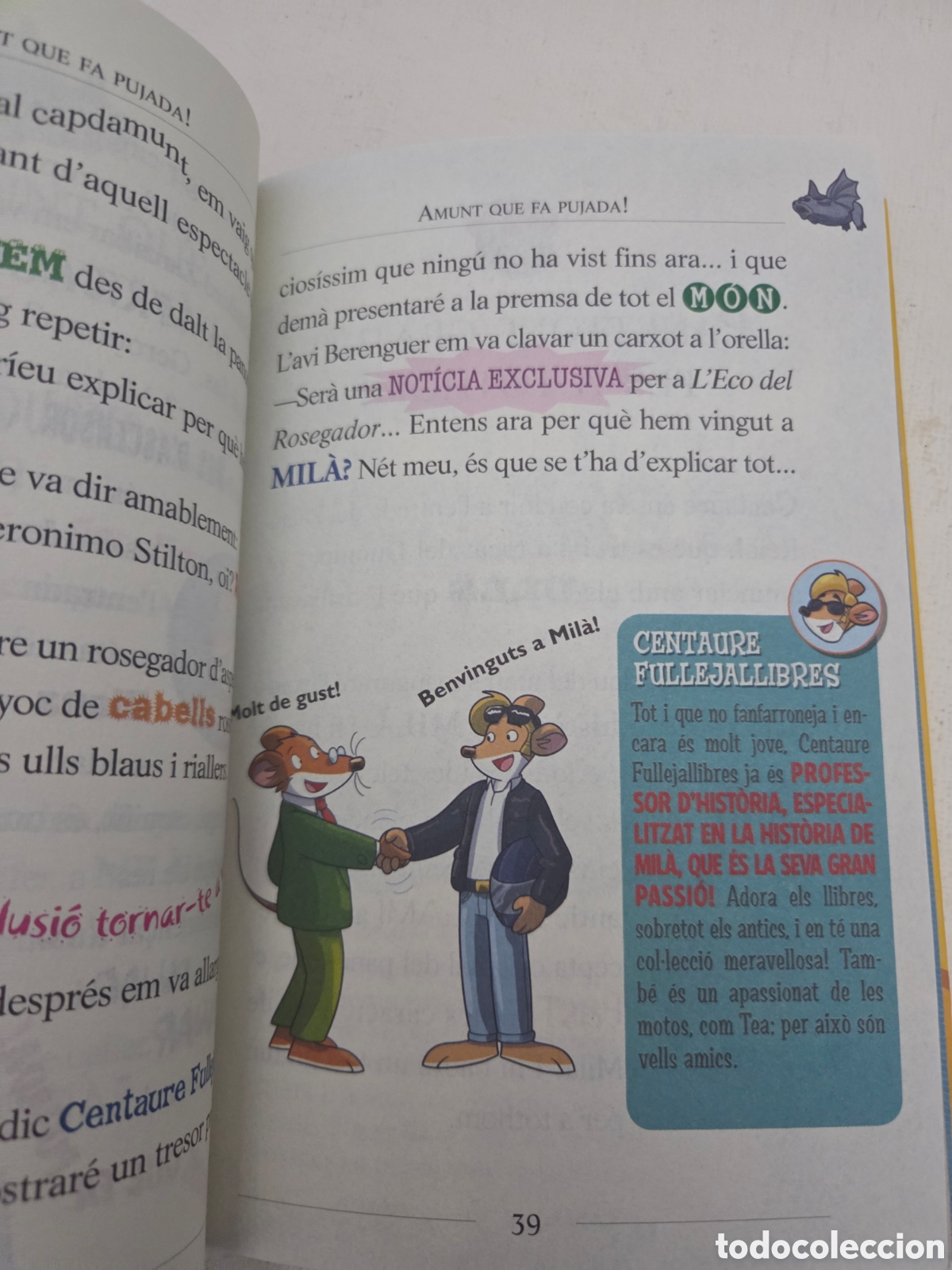 Libros de segunda mano: Geronimo Stilton: Operaci&oacute; Panettone en catal&aacute;n - Foto 4