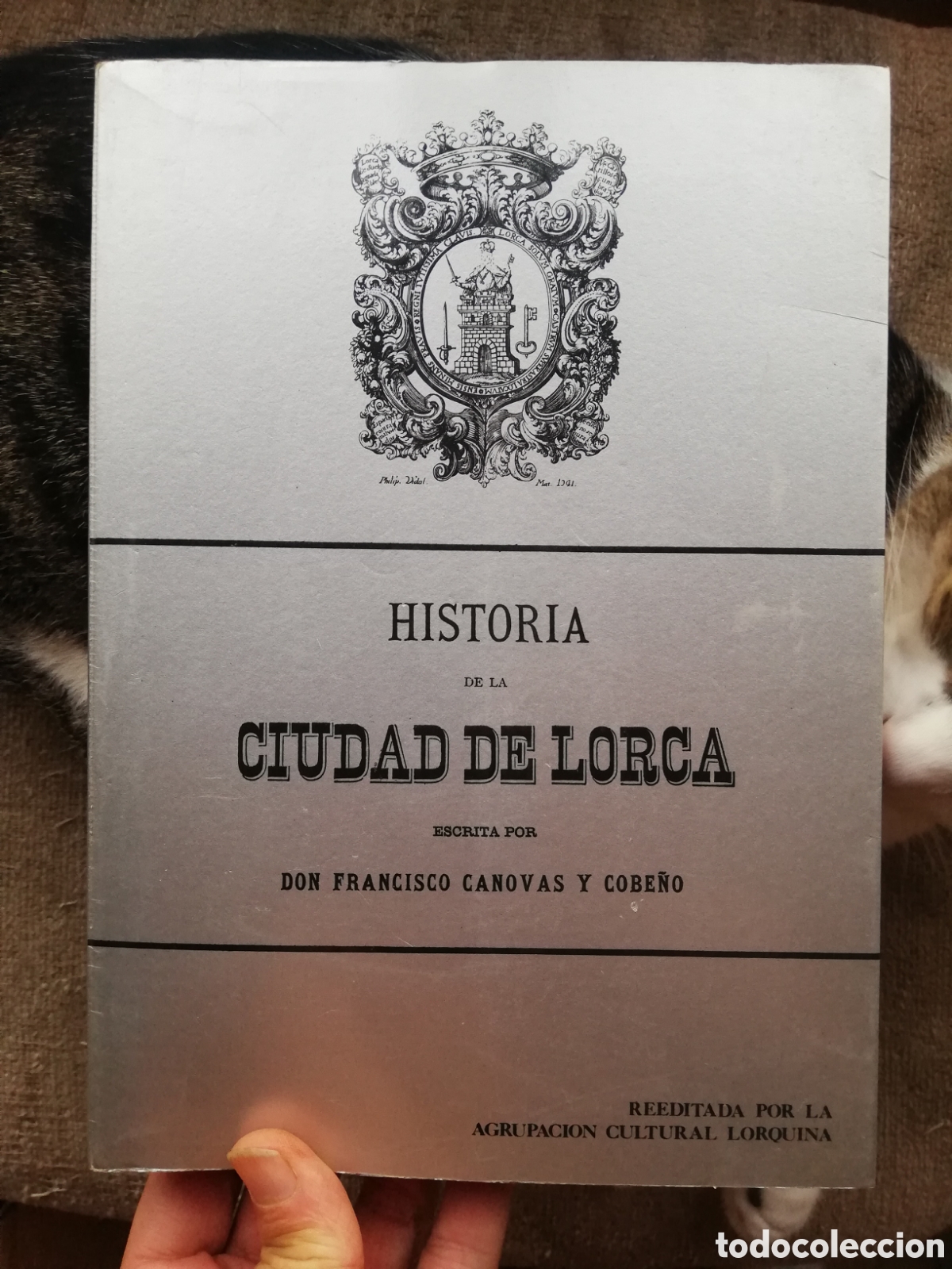 Second hand books: Historia de la ciudad de Lorca, de Don Francisco C&aacute;novas y Cobe&ntilde;o. Facsimil 1980