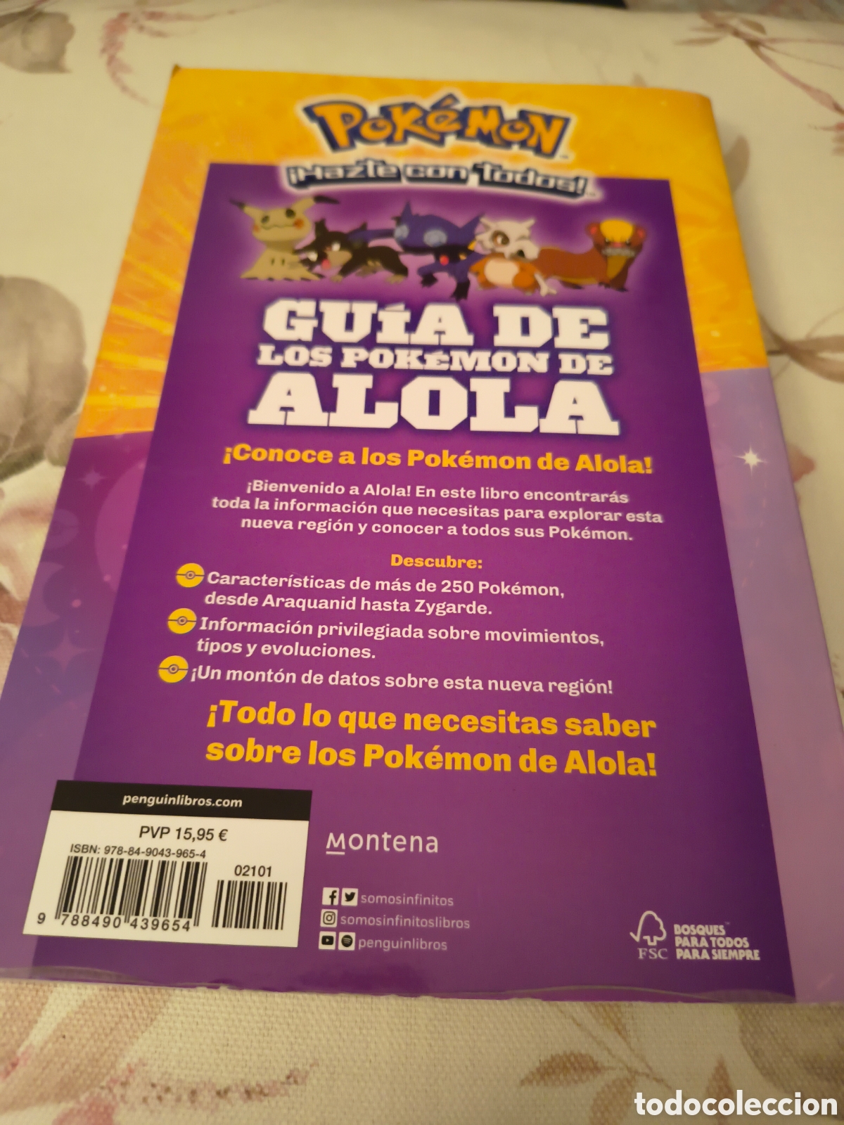 Libros de segunda mano: GUIA DE LOS POKEMON DE ALOLA (MONTENA) - Foto 2