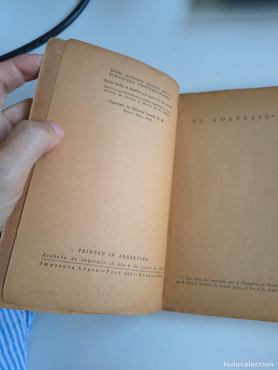 Libros de segunda mano: Rafael Alberti, El Adefesio (F&aacute;bula del Amor y las Viejas), Losada - Foto 3