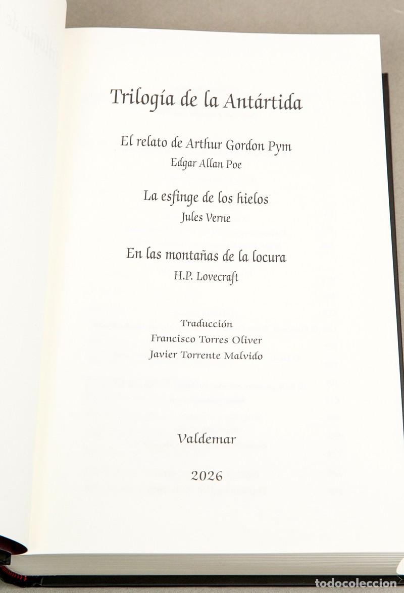 Libros de segunda mano: TRILOG&Iacute;A DE LA ANT&Aacute;RTIDA - VALDEMAR G&Oacute;TICA - Foto 3