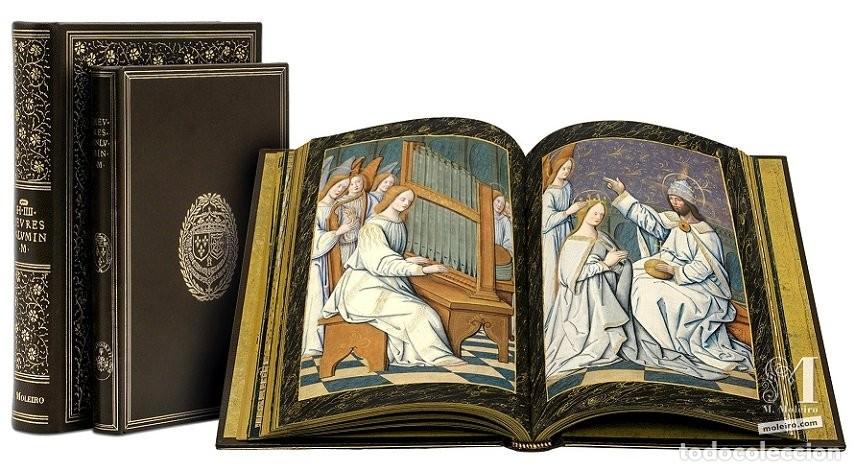 Libros de segunda mano: Libro de horas de Enrique IV de Francia y III de Navarra, casi-original facsimil Moleiro