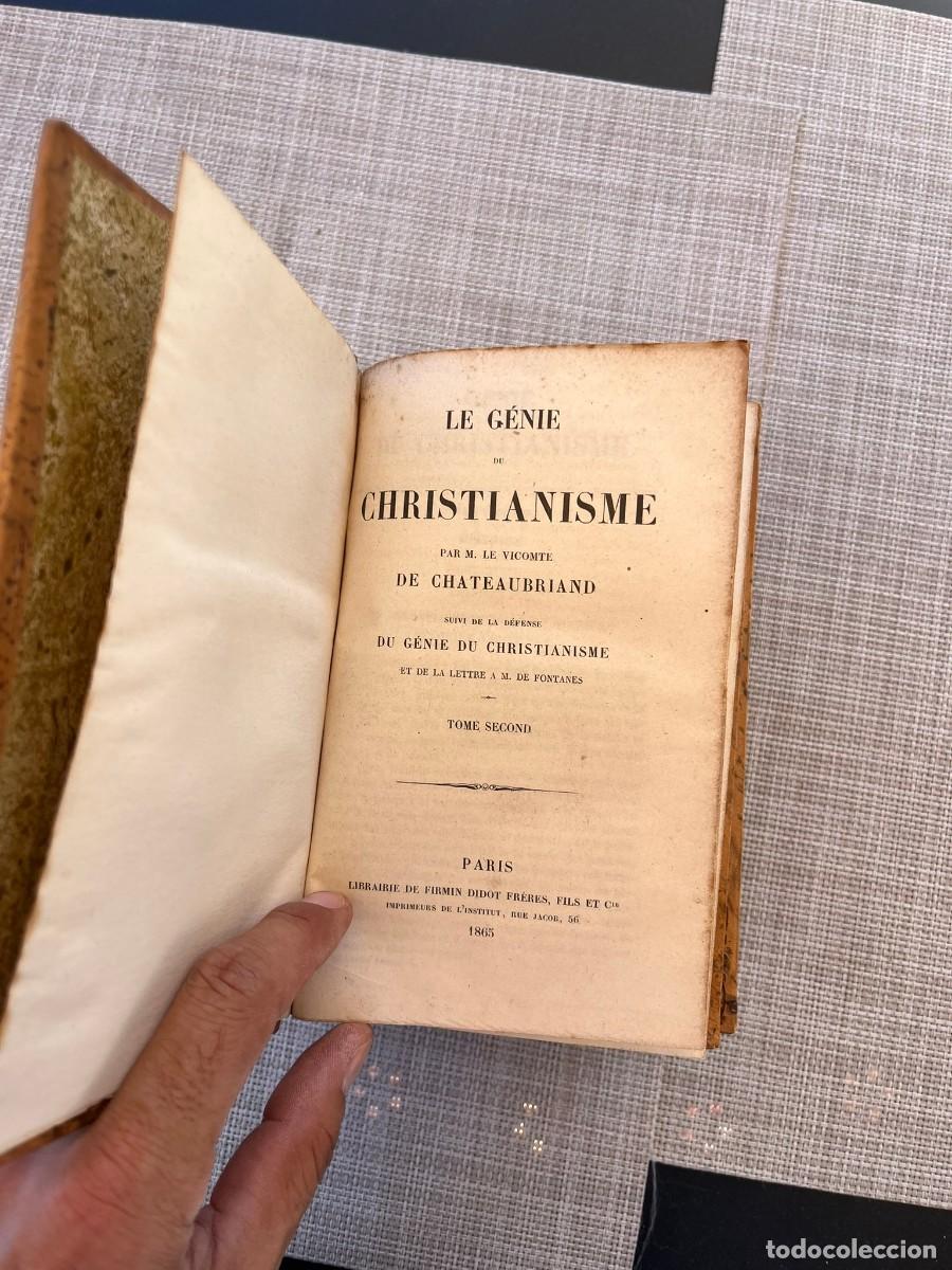 Libros de segunda mano: Le G&eacute;nie du christianisme - Fran&ccedil;ois-Ren&eacute; de Chateaubriand