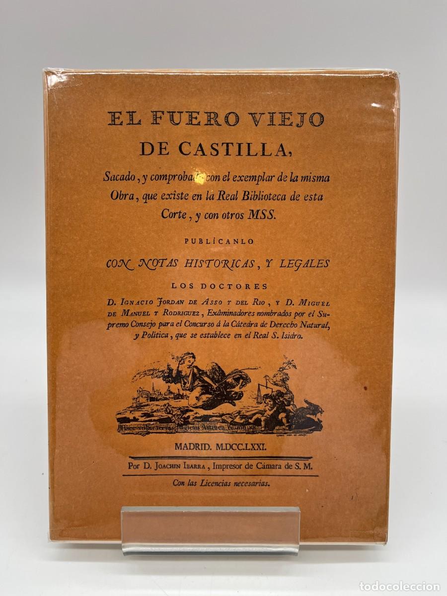 Libros de segunda mano: EL FUERO VIEJO DE CASTILLA de Varios Autores (Edici&oacute;n moderna del original de 1771)