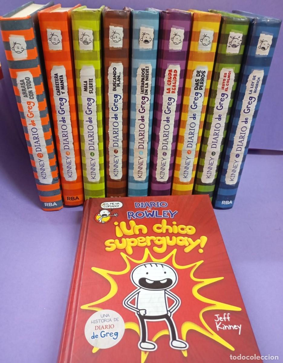 Libros de segunda mano: Diario de Greg/Rowley - KINNEY JEFF - 10 libros/t&iacute;tulos - RBA