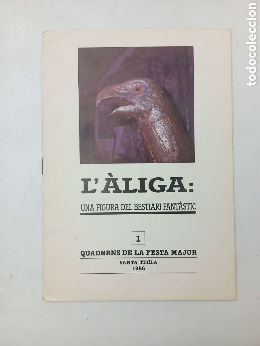 Libros de segunda mano: L'&agrave;liga quaderns de la festa major 1986