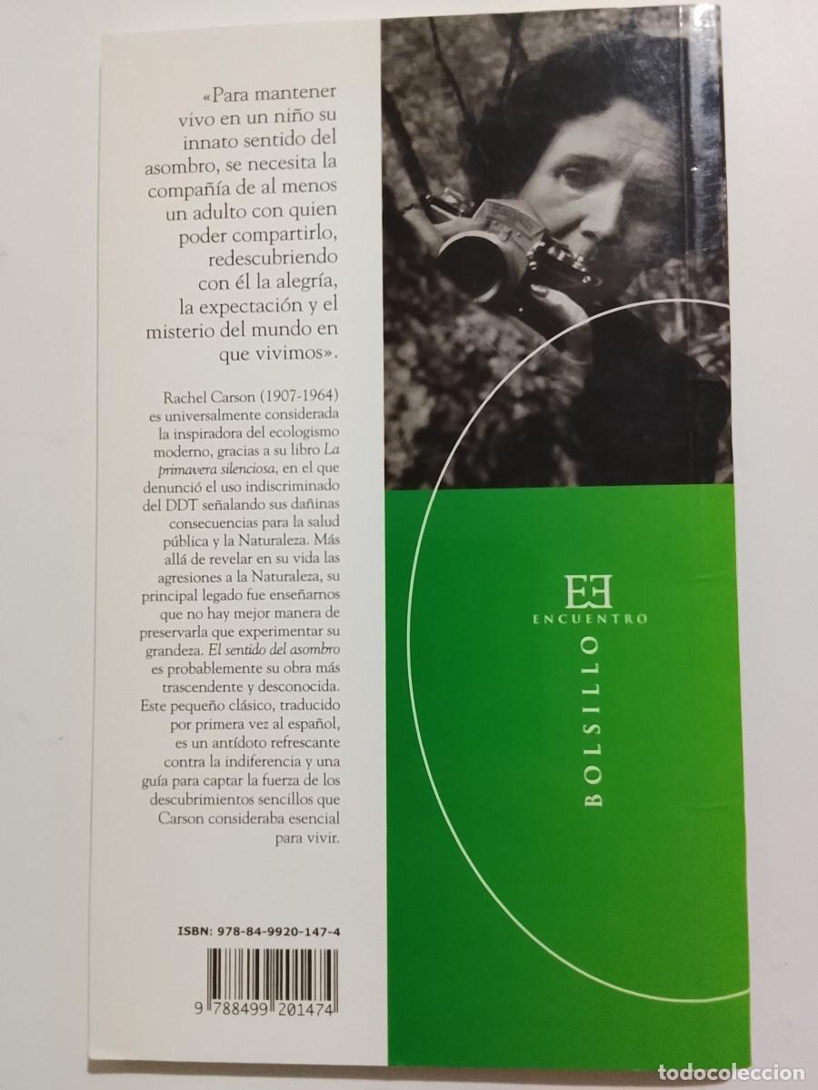 Libros de segunda mano: Rachel Carson: El sentido del asombro (Ediciones Encuentro. 2012) - Foto 2