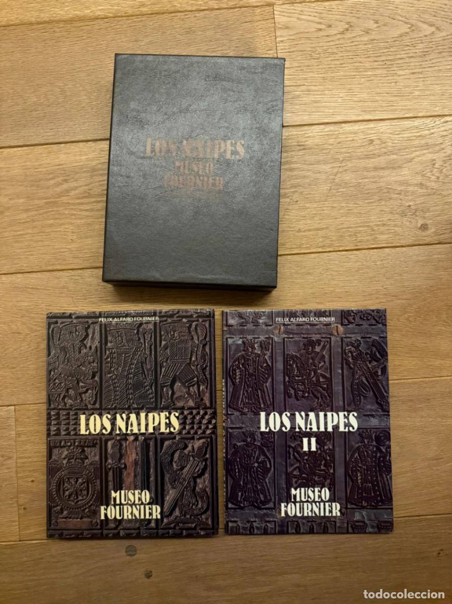 Libros de segunda mano: Los Naipes Museo Fournier F&eacute;lix Alfaro Fournier 1982 tomos I y II con estuche