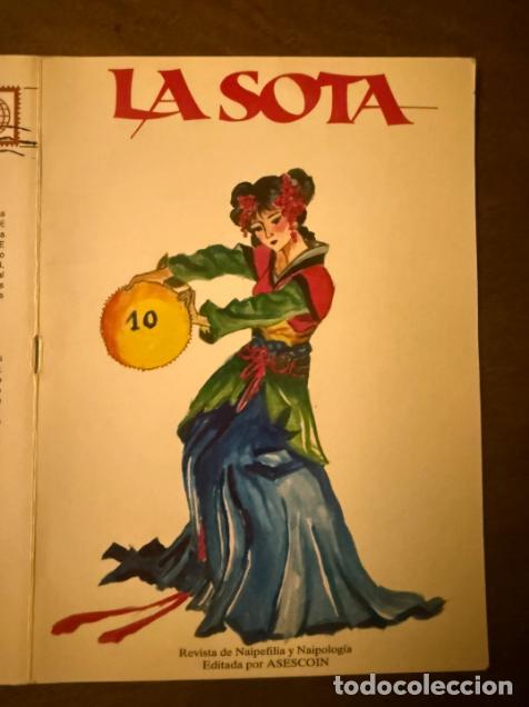 Libros de segunda mano: Revista La Sota n&ordm; 9 1993 ASESCOIN naipes dossier Mingote coleccionismo