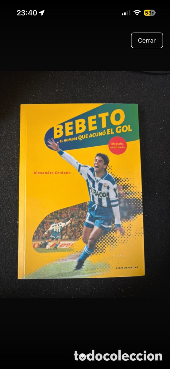 Libros de segunda mano: Libro Bebeto el hombre que acu&ntilde;&oacute; el gol