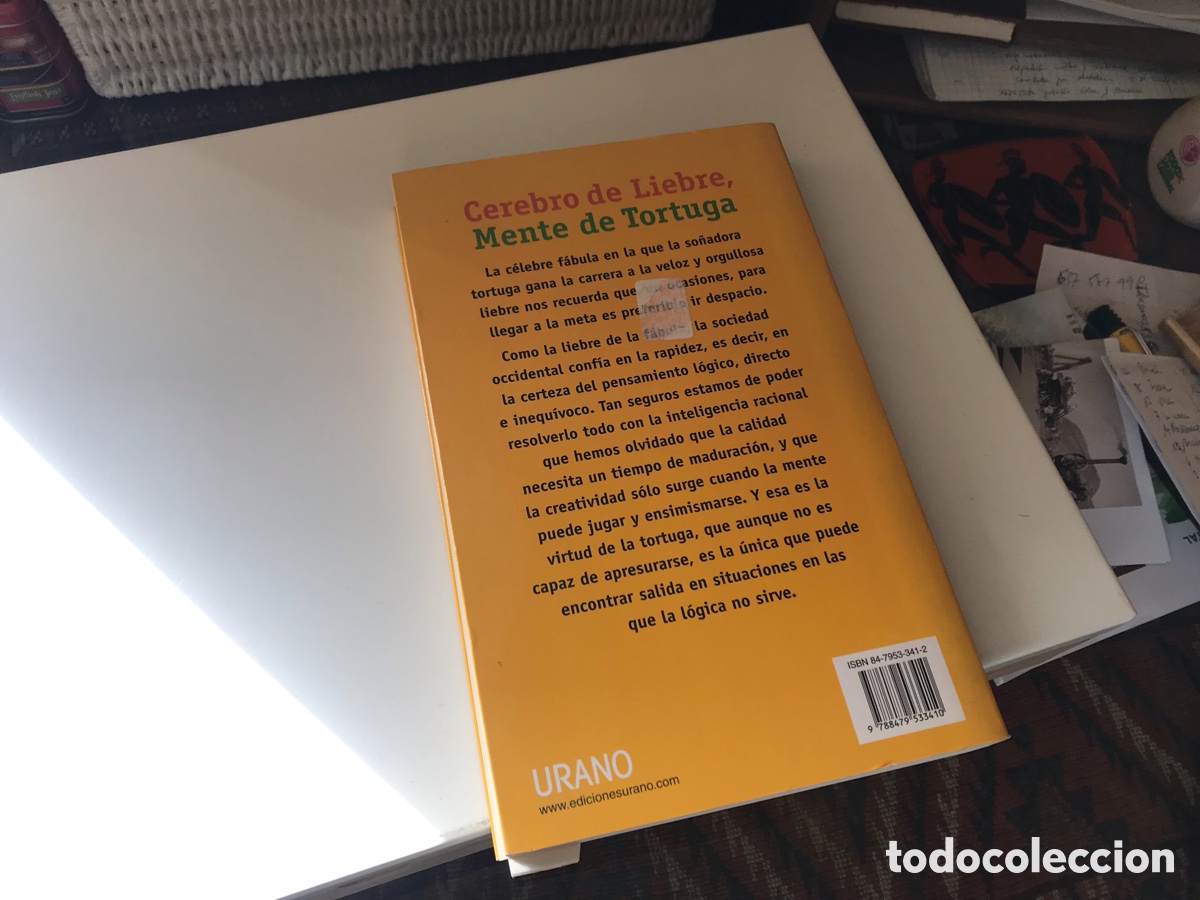 Libros de segunda mano: Cerebro de liebre, mente de tortuga. Guy Claxton. Urano - Foto 2