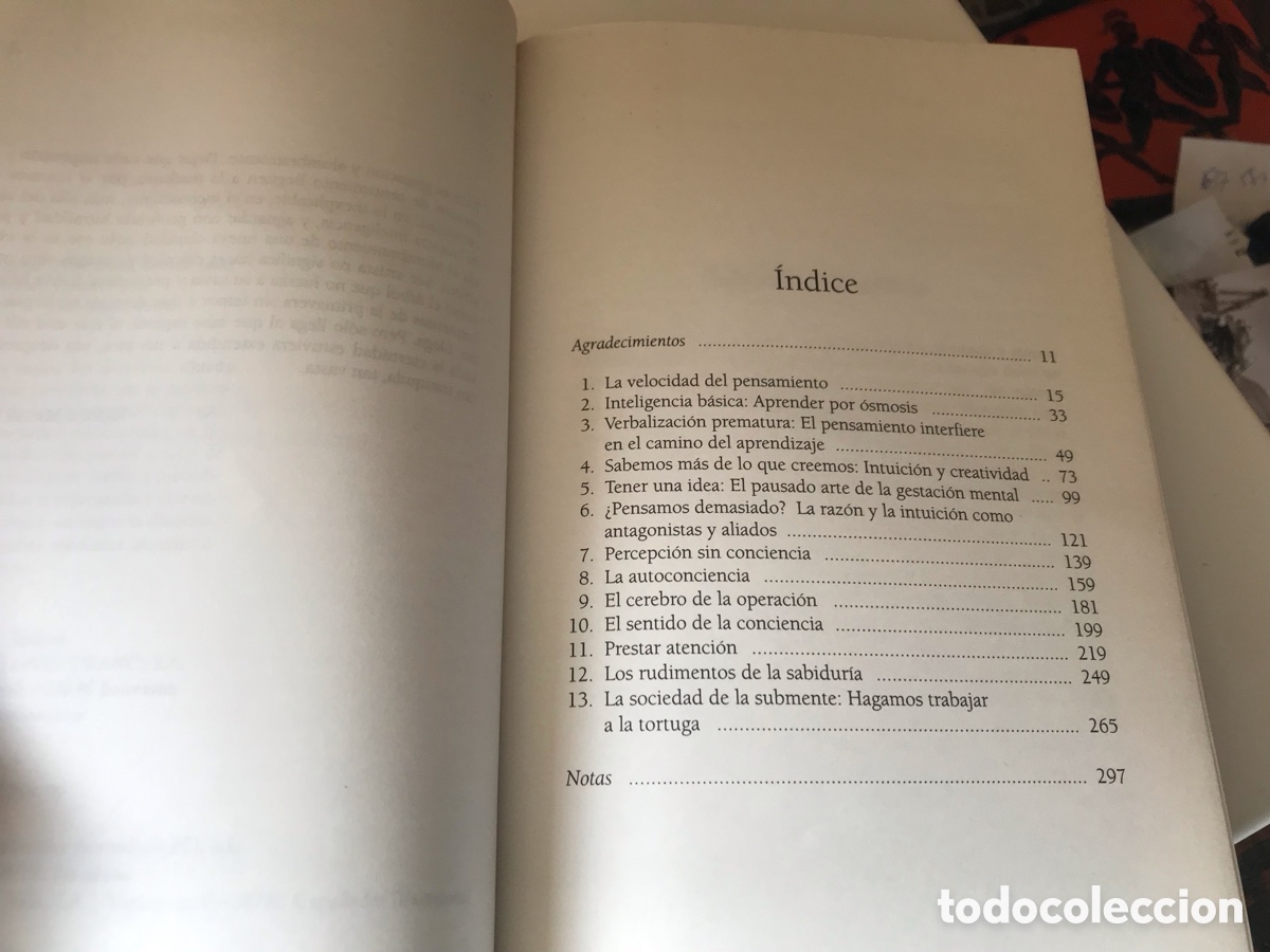 Libros de segunda mano: Cerebro de liebre, mente de tortuga. Guy Claxton. Urano - Foto 3