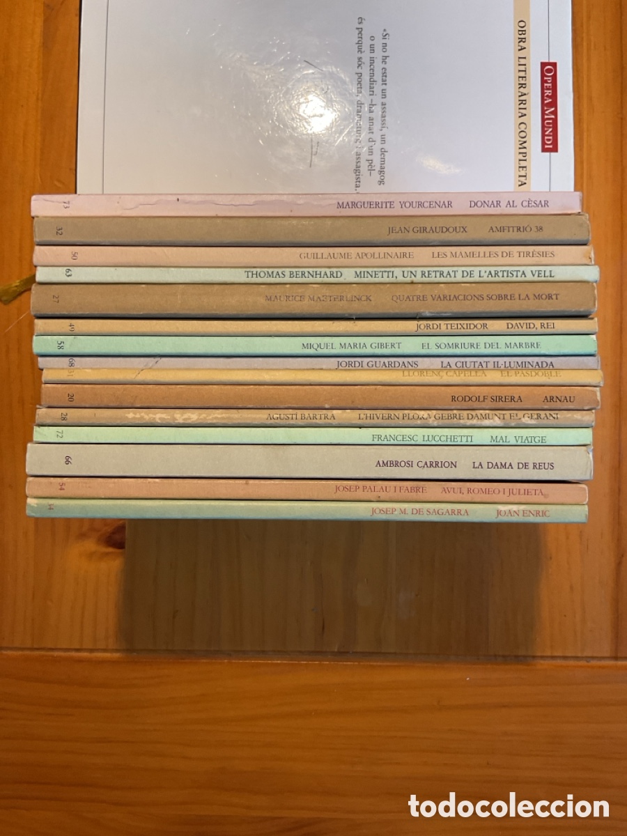 Libros de segunda mano: col&middot;lecci&oacute; biblioteca teatral &ndash; institut del teatre / diputaci&oacute; de barcelona &ndash; 15 volums