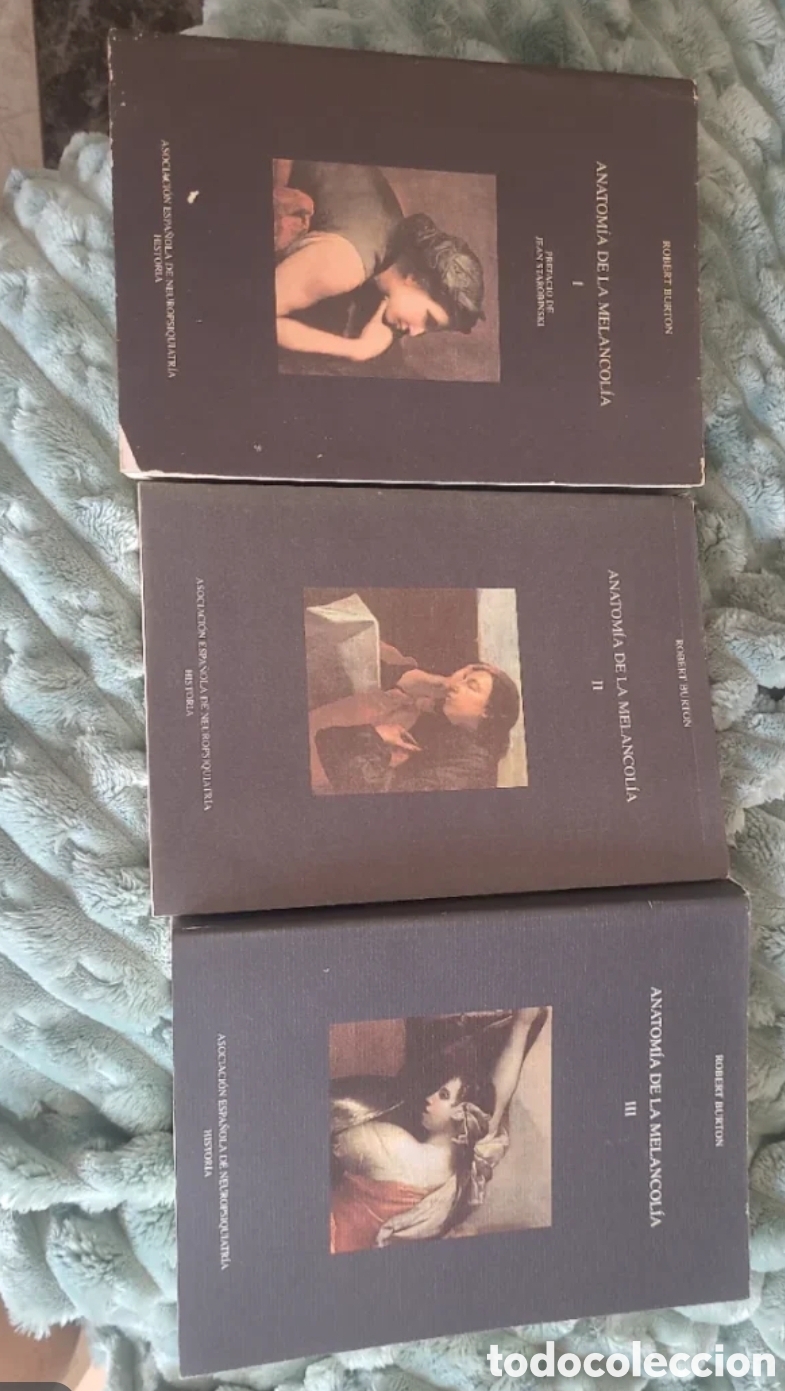 Libros de segunda mano: Anatom&iacute;a de la melancol&iacute;a Robert Burton 3 tomos - Foto 1