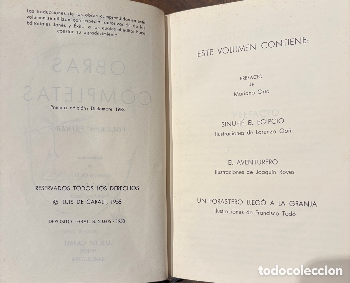 Libros de segunda mano: Obras completas Colecci&oacute;n Luis de Caralt - Foto 7