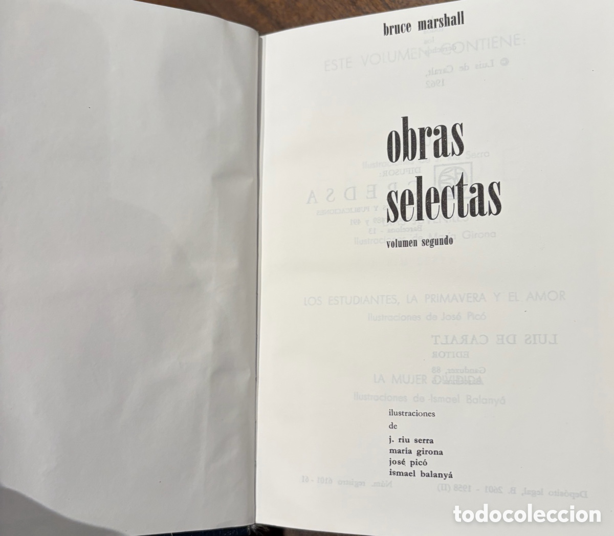 Libros de segunda mano: Obras completas Colecci&oacute;n Luis de Caralt - Foto 17