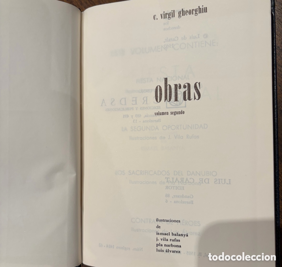 Libros de segunda mano: Obras completas Colecci&oacute;n Luis de Caralt - Foto 23