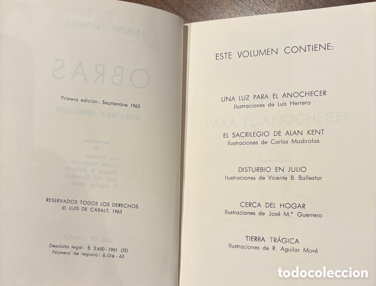 Libros de segunda mano: Obras completas Colecci&oacute;n Luis de Caralt - Foto 28
